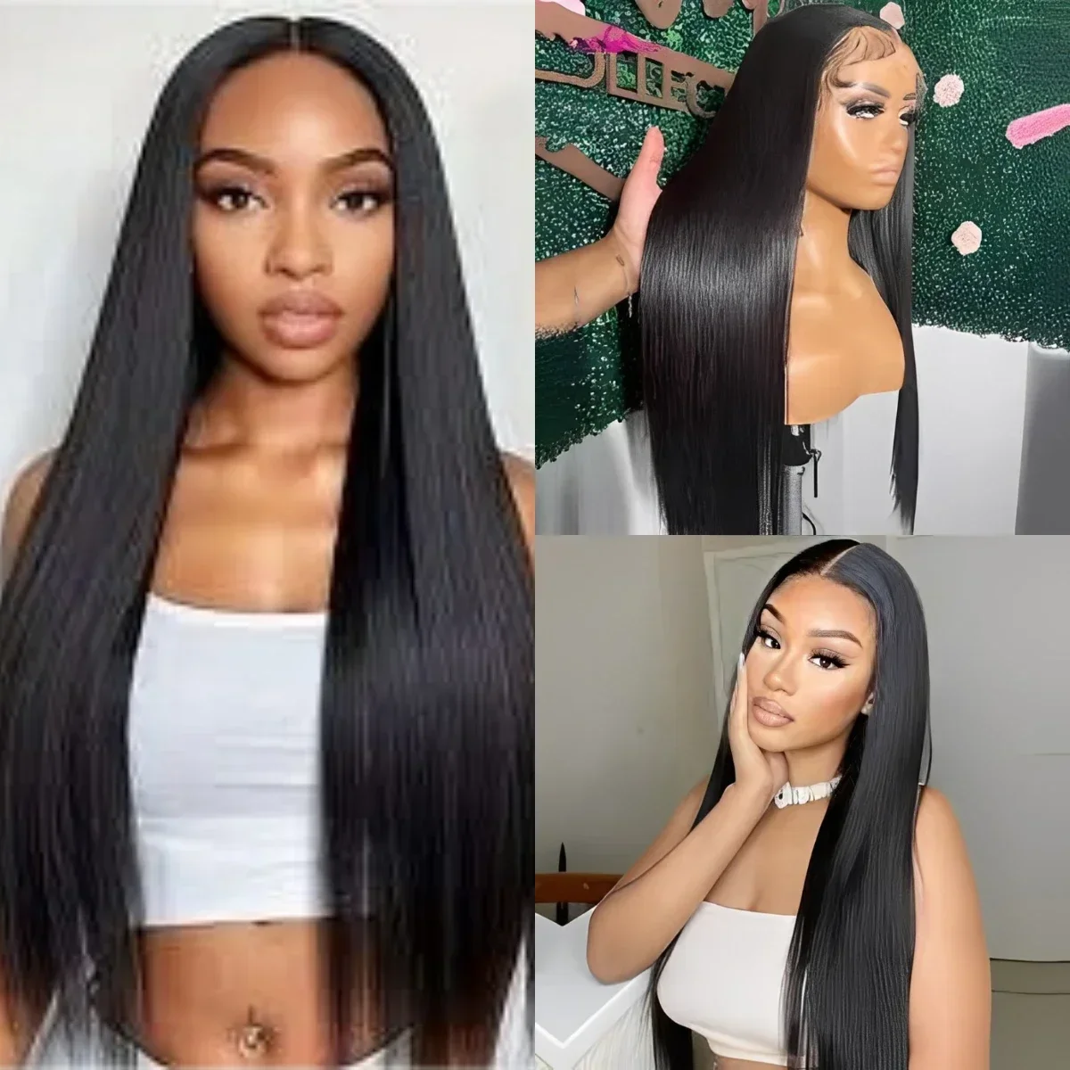 200 Density Brazilian 40 Inch Bone Straight 5x5 Lace Closure Ready To Wear Hair Wigs 13x4 lace Frontal Closure Wigs
200 Density Brazilian 40 Inch Bone Straight 5x5 Lace Closure Ready To Wear Hair Wigs 13x4 lace Frontal Closure Wigs