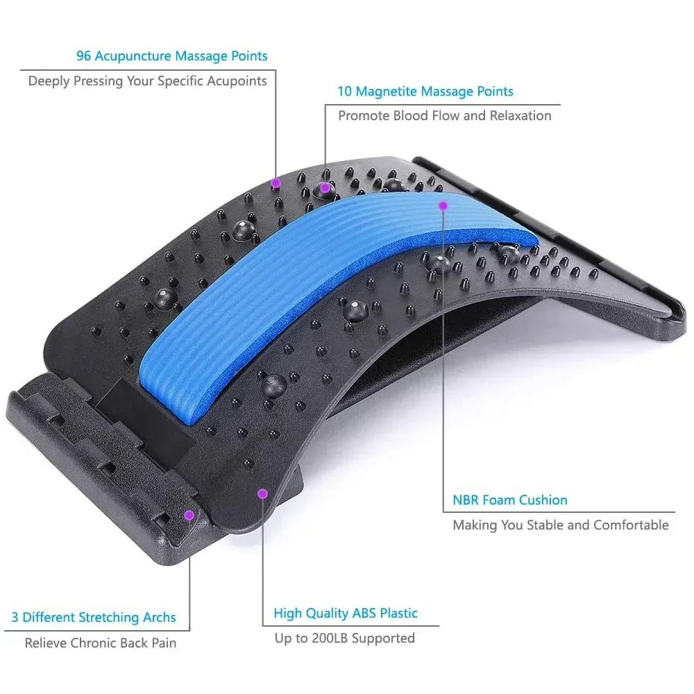 Multi-Level Electric Magnet Therapy Lumbar Support Back Pain Relief Back Stretcher Massager
Multi-Level Electric Magnet Therapy Lumbar Support Back Pain Relief Back Stretcher Massager