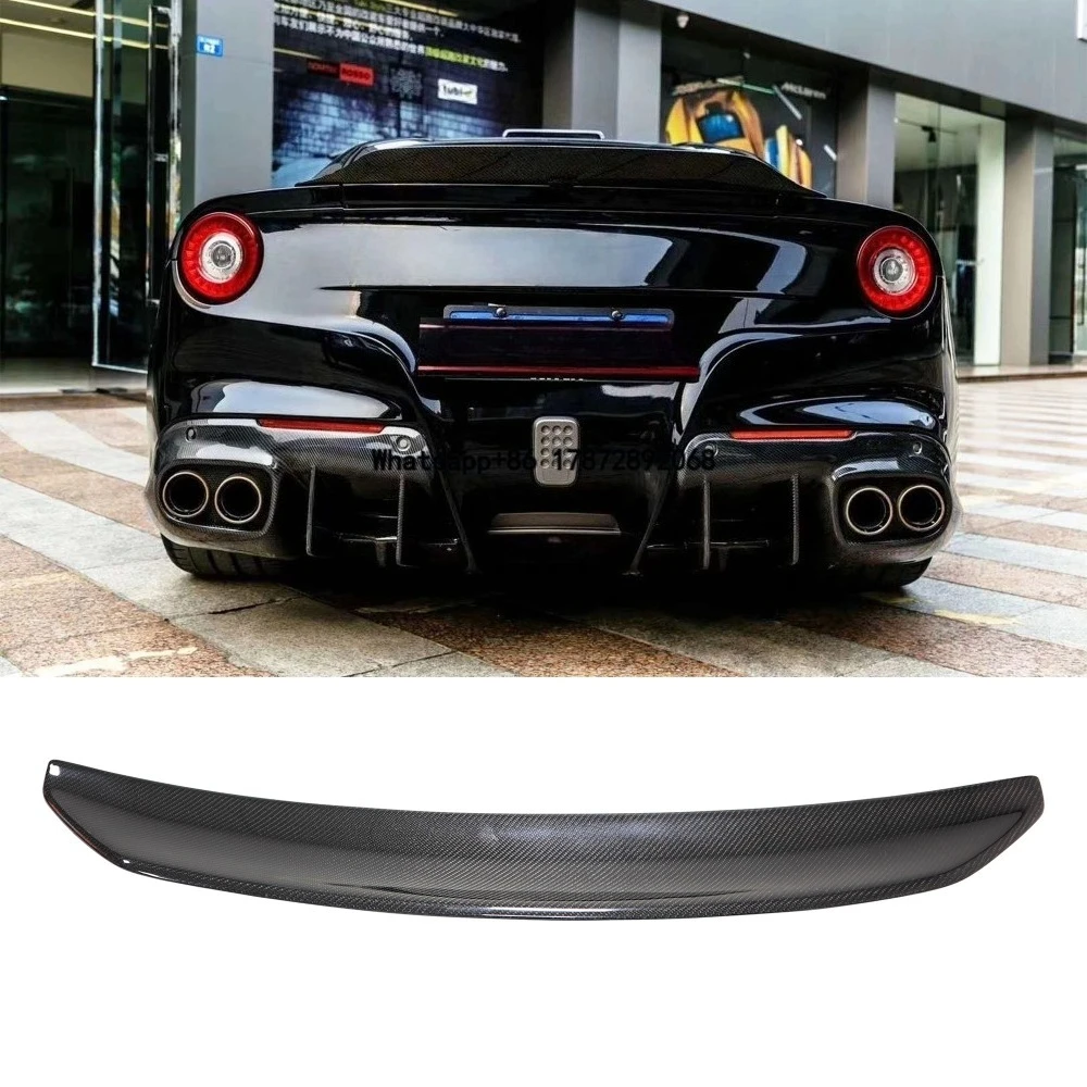 DMC Style Carbon Fiber Rear Spoiler Wing for F12
DMC Style Carbon Fiber Rear Spoiler Wing for F12