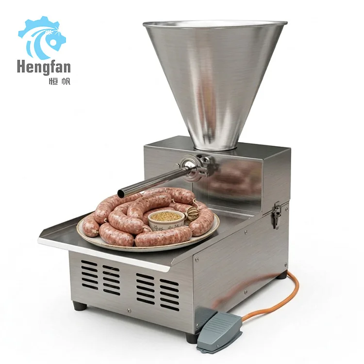 300kg/h Stainless Steel Industrial Sausage Making Machine Automatic Sausage Stuffer Machine Industrial Sausage Stuffer
300kg/h Stainless Steel Industrial Sausage Making Machine Automatic Sausage Stuffer Machine Industrial Sausage Stuffer