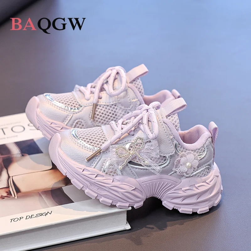 2026 Summer Pearl Flower Decor Chunky Pink Sneakers Breathable Mesh Pearl Star Casual Shoes for Little Girls Daily Party Wear
2026 Summer Pearl Flower Decor Chunky Pink Sneakers Breathable Mesh Pearl Star Casual Shoes for Little Girls Daily Party Wear