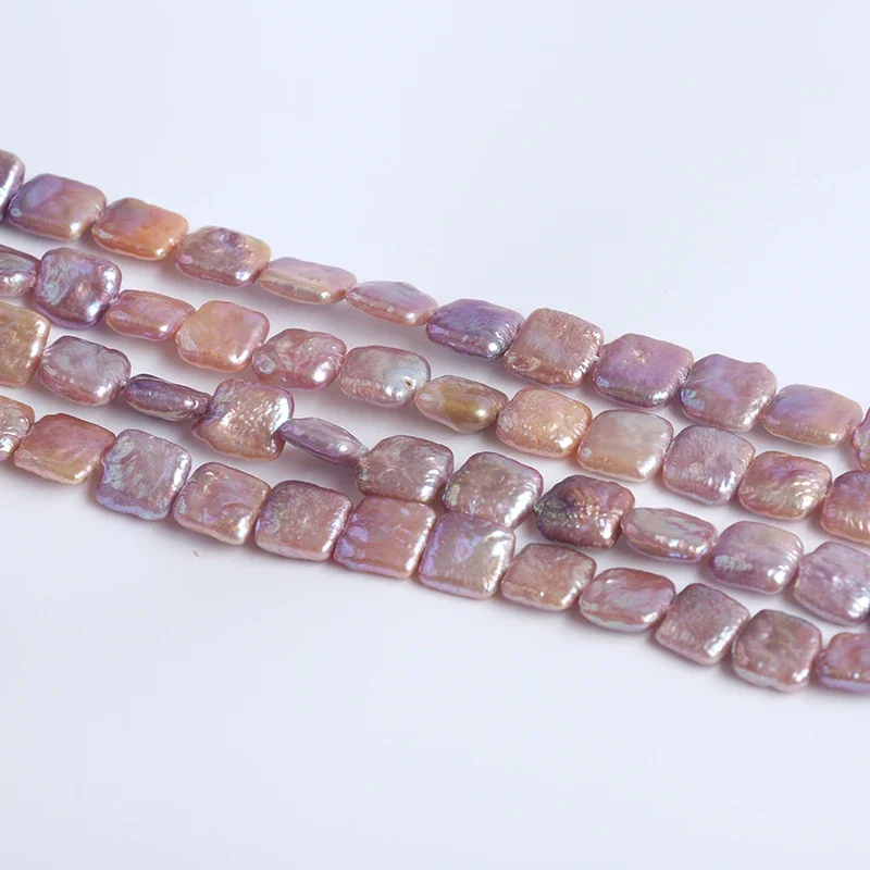 Hot Selling 12*12mm Purple Square Baroque Pearl DIY Accessories Natural Freshwater Loose Pearl Strand
Hot Selling 12*12mm Purple Square Baroque Pearl DIY Accessories Natural Freshwater Loose Pearl Strand