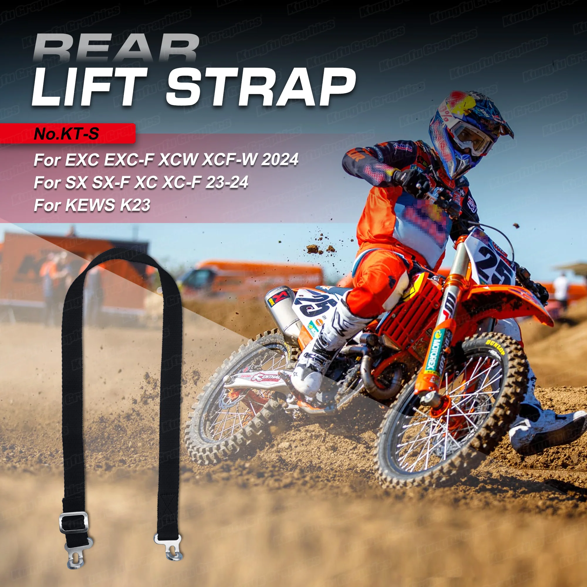 Rear Seat Strap Rope for Dirt Bike KTM SX XC 2023-2024 / XCW EXC 2024 Motocross Enduro, Adjustable
Rear Seat Strap Rope for Dirt Bike KTM SX XC 2023-2024 / XCW EXC 2024 Motocross Enduro, Adjustable