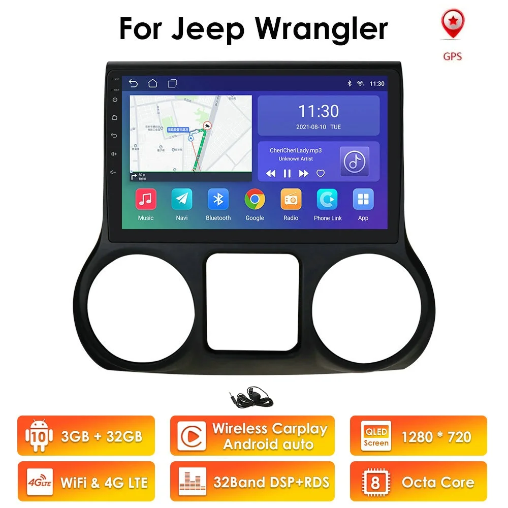 Автомагнитола на Android 10 для Jeep Wrangler 2011, 2012, 2013, 2014, 2017, 2018
Автомагнитола на Android 10 для Jeep Wrangler 2011, 2012, 2013, 2014, 2017, 2018