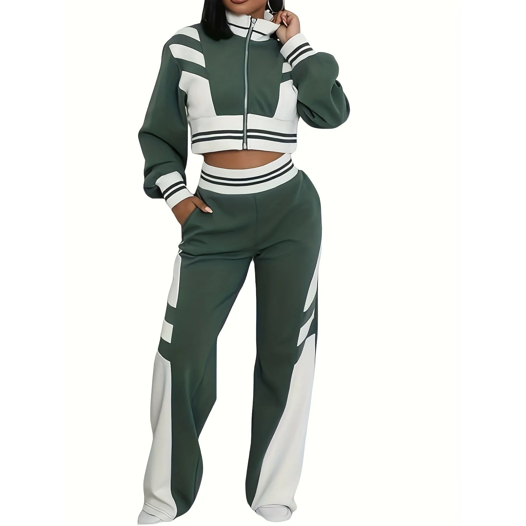High Neck Zip Top Set Fashionable Women's Summer Outfit Zipper Closure Elegant Collar Design Ideal for Cross-Border E-commerce
High Neck Zip Top Set Fashionable Women's Summer Outfit Zipper Closure Elegant Collar Design Ideal for Cross-Border E-commerce