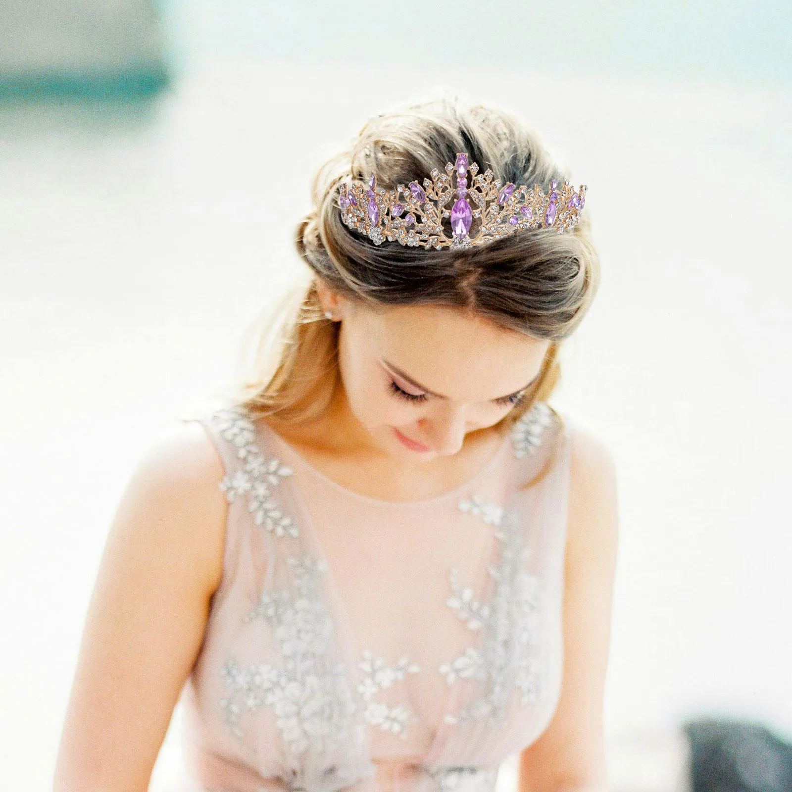 Bridal Headdress Rhinestone Wedding Headwear Elegant Birthday Headband Party Prom Decorative Hair Accessory Festival 
Bridal Headdress Rhinestone Wedding Headwear Elegant Birthday Headband Party Prom Decorative Hair Accessory Festival