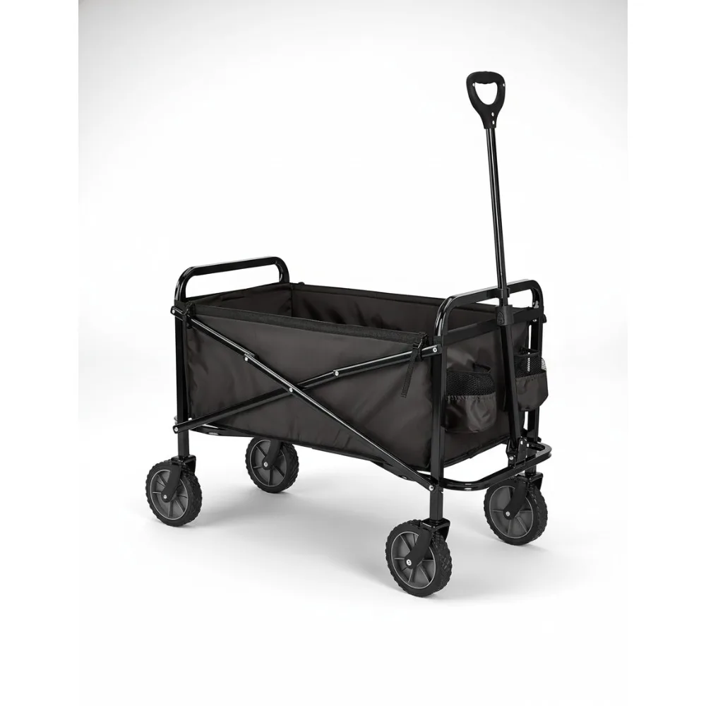 Heavy Duty Collapsible Folding Utility Wagon Cart for Outdoor Sports Camping Garden Shopping Black
Heavy Duty Collapsible Folding Utility Wagon Cart for Outdoor Sports Camping Garden Shopping Black