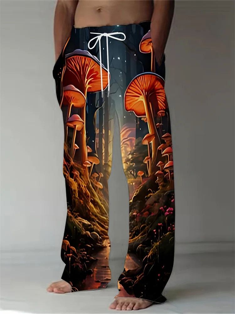 Cool Mushroom 3D Printed Casual Men's Drawstring Long Pants, Harajuku Street Fashion Trendy Straight-leg Long Pants S-5XL
Cool Mushroom 3D Printed Casual Men's Drawstring Long Pants, Harajuku Street Fashion Trendy Straight-leg Long Pants S-5XL