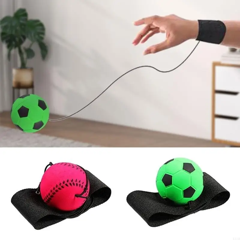 Return Baseball Wrist Rebounds Ball Portable High Elasticity Bouncy Ball Wristband Football Toy Eye Hand Training Toy
Return Baseball Wrist Rebounds Ball Portable High Elasticity Bouncy Ball Wristband Football Toy Eye Hand Training Toy