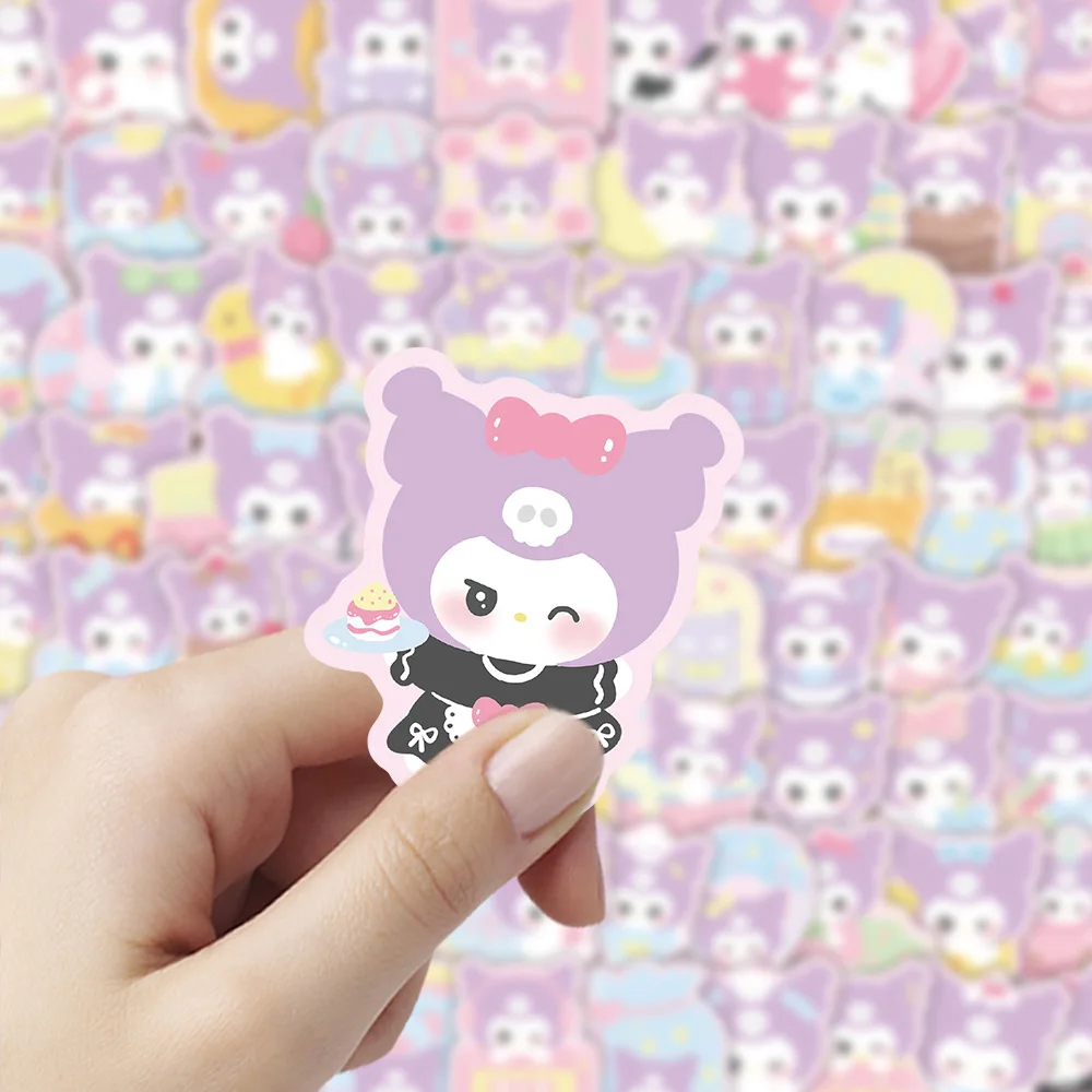 10/30/50/100PCS Sanrio Cute Cartoon Kuromi Doodle Decorative Decal Waterproof Decal Children's Toys DIY Guitar Phone Case Desk
10/30/50/100PCS Sanrio Cute Cartoon Kuromi Doodle Decorative Decal Waterproof Decal Children's Toys DIY Guitar Phone Case Desk