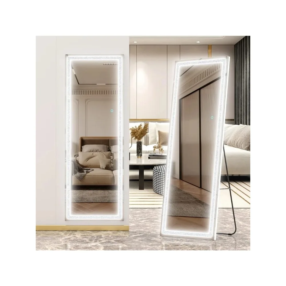 Mirror with Star Pattern Light -Stand up Mirror, Wall Mounted Hanging Mirror, Bedroom Mirror with Dimming & 3 Color Modes
Mirror with Star Pattern Light -Stand up Mirror, Wall Mounted Hanging Mirror, Bedroom Mirror with Dimming & 3 Color Modes