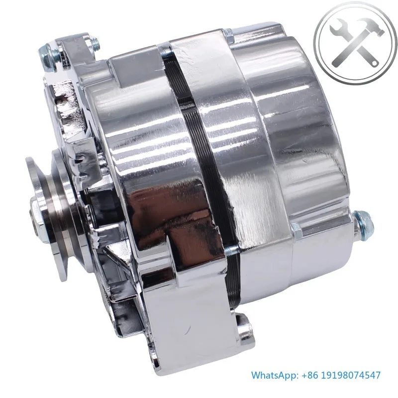 110Amp Chrome Alternator ADR0335-C 240-204-3DC 1-2400-11DR-2 7127-SE105C 305 350 BBC SBC Engine Generator Alternator Parts
110Amp Chrome Alternator ADR0335-C 240-204-3DC 1-2400-11DR-2 7127-SE105C 305 350 BBC SBC Engine Generator Alternator Parts