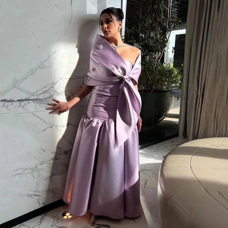 Thinyfull Sexy Mermaid Prom Dresses 2024 Strapless Floor Length Satin Evening Dress Saudi Arabia Cocktail Party Gowns Plus Size
Thinyfull Sexy Mermaid Prom Dresses 2024 Strapless Floor Length Satin Evening Dress Saudi Arabia Cocktail Party Gowns Plus Size