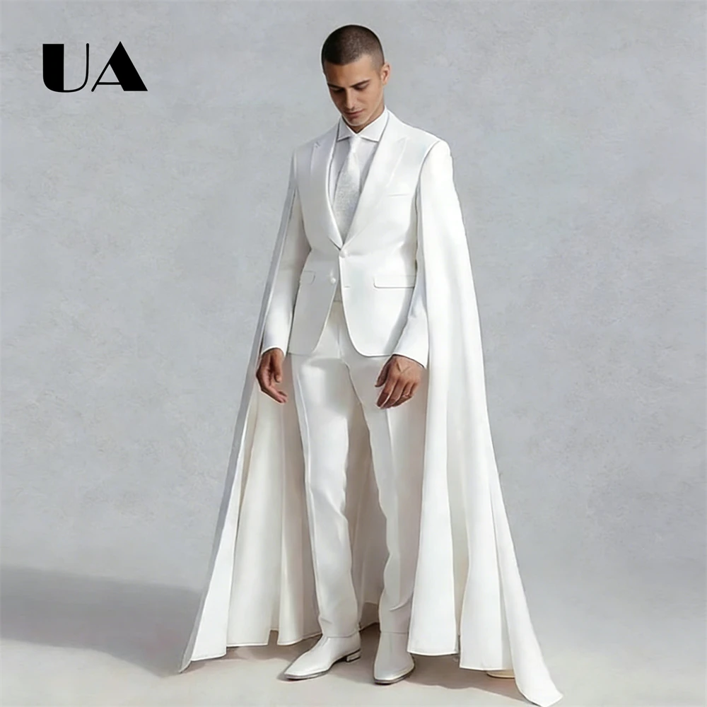 Wedding Suit for Groom, Long Suit Jacket with Cape, Customized Size and Colors XXS-7XL Tailored Men's Suit Attire ULBYANRY
Wedding Suit for Groom, Long Suit Jacket with Cape, Customized Size and Colors XXS-7XL Tailored Men's Suit Attire ULBYANRY
