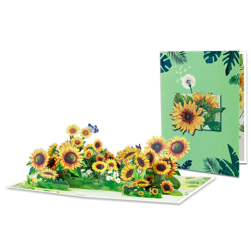 New Creative3DStereoscopic Greeting Cards Sunflower Teacher's Day Christmas Cross-Border Amazon Blessing Small Card Gift
New Creative3DStereoscopic Greeting Cards Sunflower Teacher's Day Christmas Cross-Border Amazon Blessing Small Card Gift