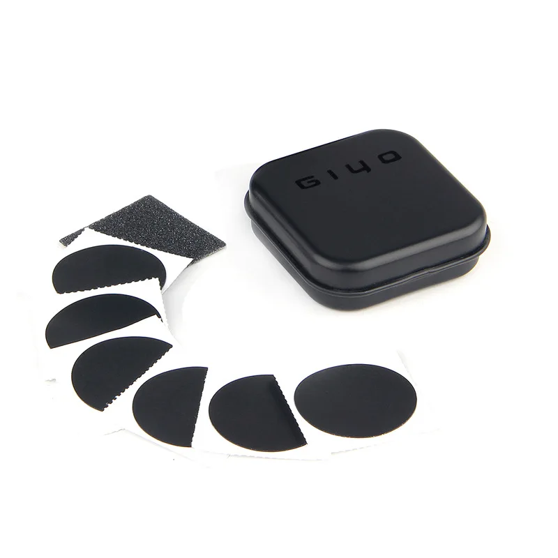 GIYO Road Bike Mountain Bicycle Tire Patch Tiye Repair Patch No Glue Glueless Patch Kit Tools(6 Patches& 1 Abrasive Sheet)
GIYO Road Bike Mountain Bicycle Tire Patch Tiye Repair Patch No Glue Glueless Patch Kit Tools(6 Patches& 1 Abrasive Sheet)