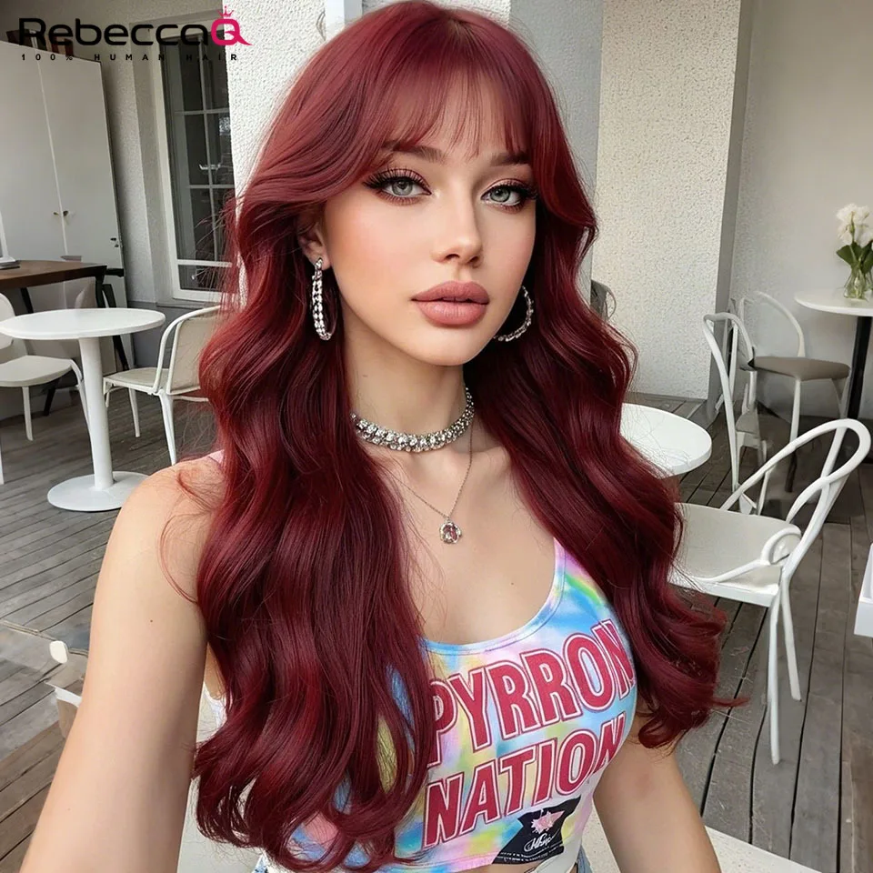 Распродажа Burg Красные Свободные Глубокие Волнистые Парики Человеческих Волос С Челкой Для Женщин Бразильские Волосы Реми Бесклеевые Повседневные Косплей
Распродажа Burg Красные Свободные Глубокие Волнистые Парики Человеческих Волос С Челкой Для Женщин Бразильские Волосы Реми Бесклеевые Повседневные Косплей
