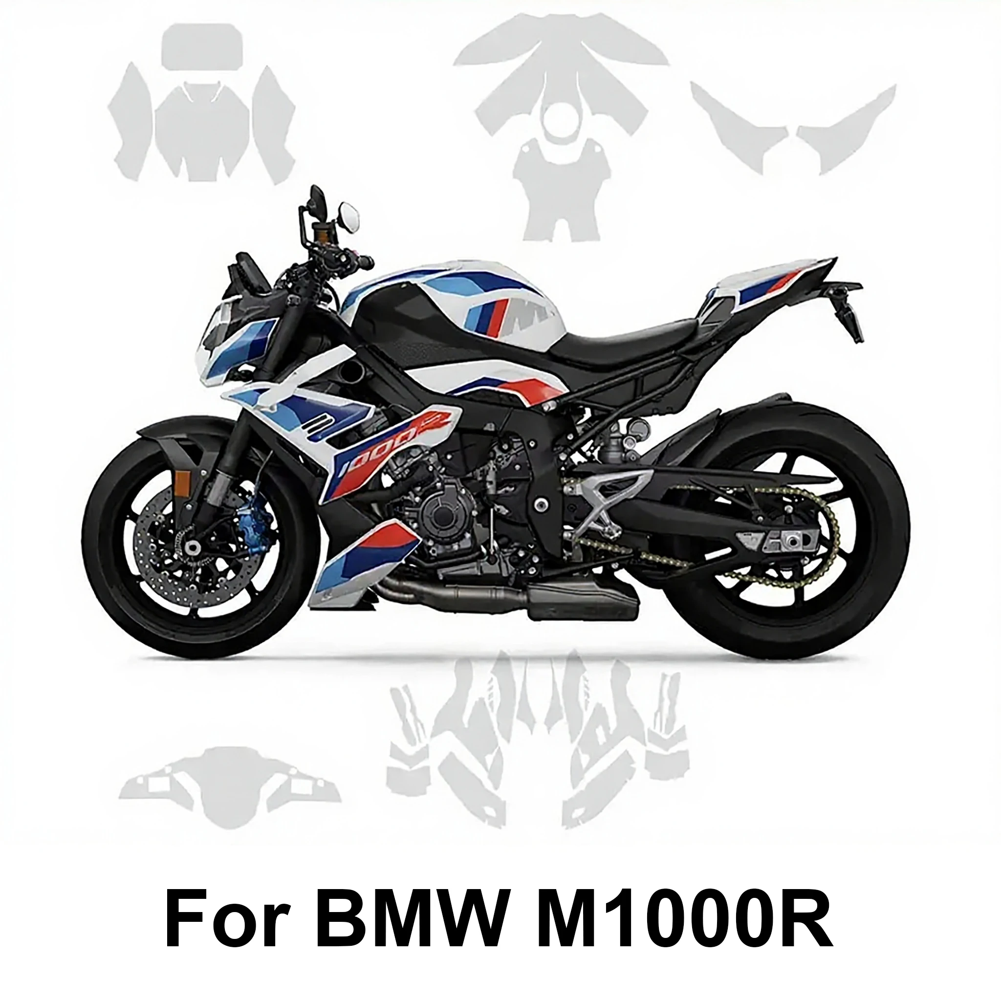 For BMW M1000R M1000 R Motorcycle Transparent TPU Protective Film Motorcycle Body Complete Paint Fairing Anti-scratch PPF Film
For BMW M1000R M1000 R Motorcycle Transparent TPU Protective Film Motorcycle Body Complete Paint Fairing Anti-scratch PPF Film