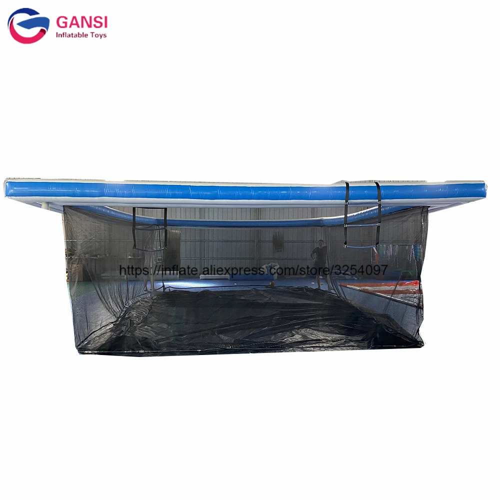 Private party inflatable yacht swimming pool 8x6x3m inflatable pontoon water pool with net
Private party inflatable yacht swimming pool 8x6x3m inflatable pontoon water pool with net