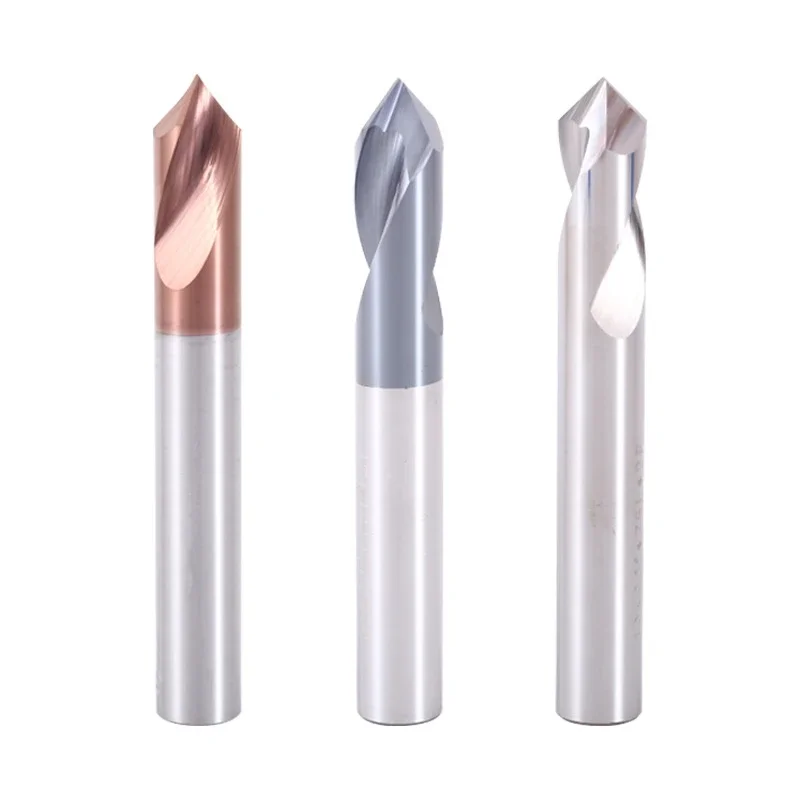 Carbide point bit chamfering center milling cutter for numerical control machining of steel and aluminum bits
Carbide point bit chamfering center milling cutter for numerical control machining of steel and aluminum bits