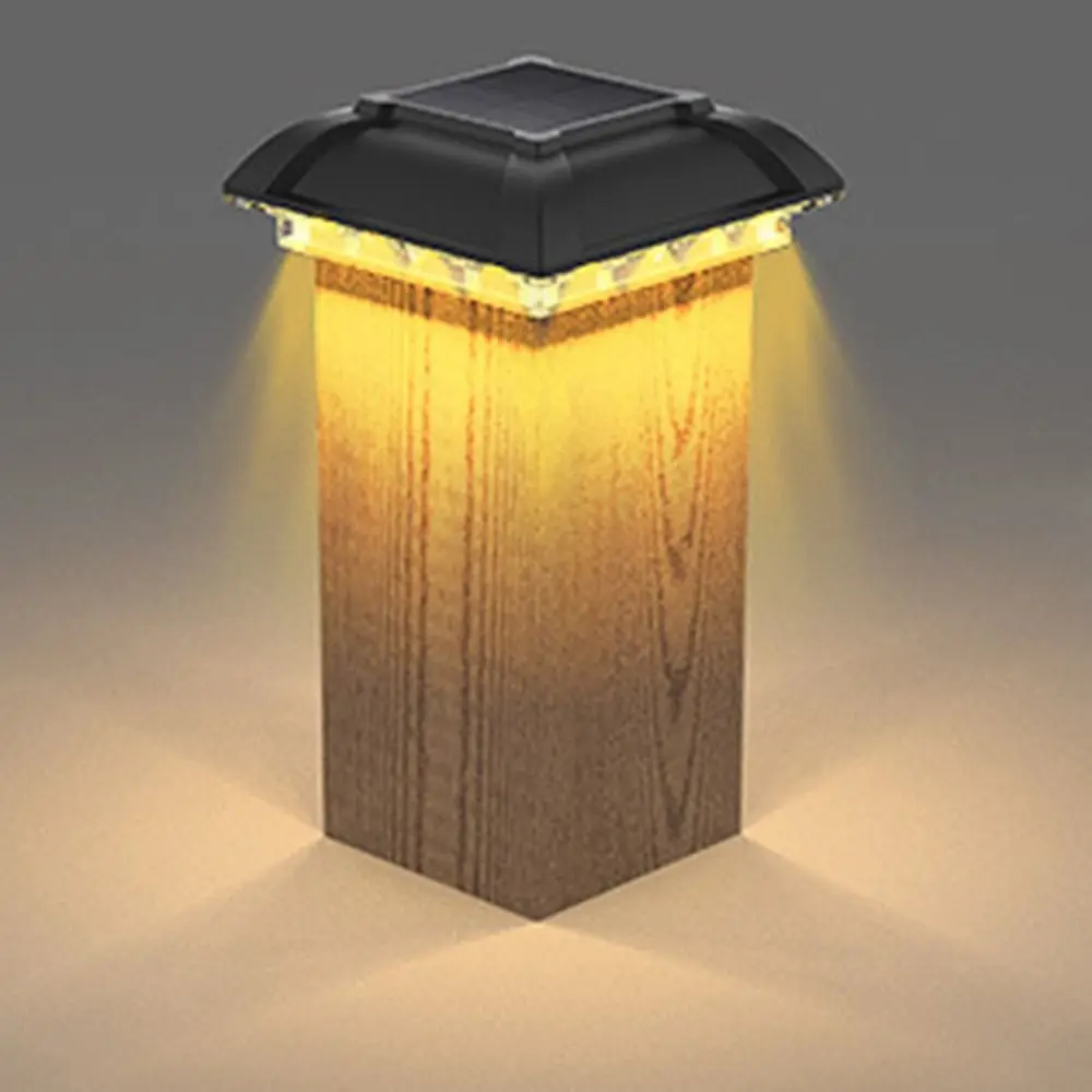 Square Solar Column Light LED Lighting Solar Powered Outdoor Decorative Post Cap Light Waterproof Warm Light Outdoor Garden Lamp
Square Solar Column Light LED Lighting Solar Powered Outdoor Decorative Post Cap Light Waterproof Warm Light Outdoor Garden Lamp