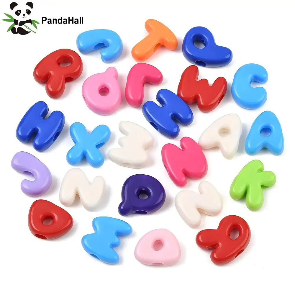 PandaHall 500g Random Mixed Colors Opaque Acrylic Letter Beads, 23-25.5x21-24x9-9.5mm for Custom Name Necklace Jewelry Making
PandaHall 500g Random Mixed Colors Opaque Acrylic Letter Beads, 23-25.5x21-24x9-9.5mm for Custom Name Necklace Jewelry Making