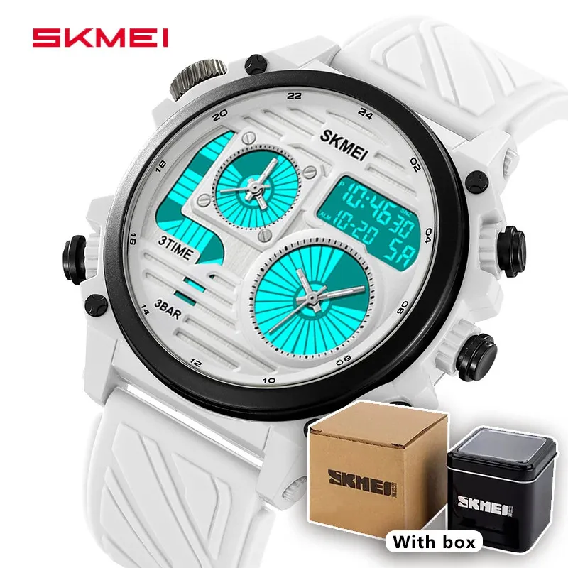 4-часовые наручные часы, цифровой мужской календарь SKMEI 2202, 50 м, водонепроницаемый дисплей
4-часовые наручные часы, цифровой мужской календарь SKMEI 2202, 50 м, водонепроницаемый дисплей