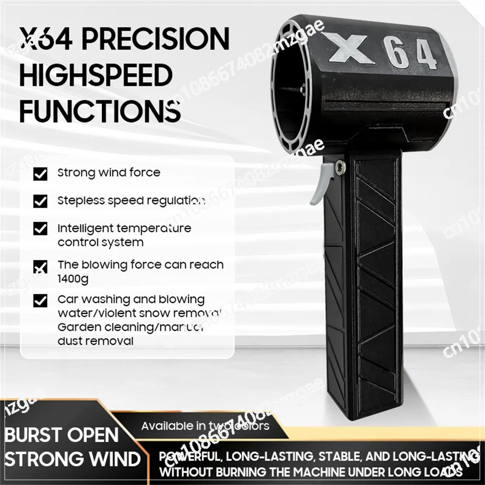 64Mm ducted violent turbo fan wind up to 1400g handheld portable industrial grade hair dryer car wash X64
64Mm ducted violent turbo fan wind up to 1400g handheld portable industrial grade hair dryer car wash X64