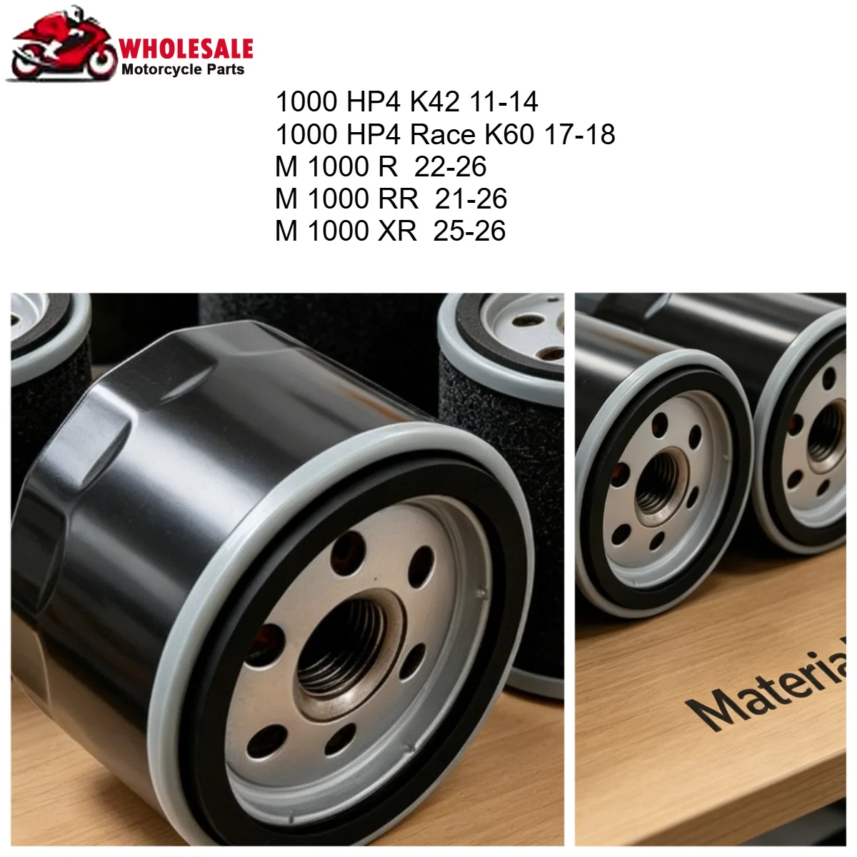 1pc/2pc/4pc Oil Filter For BMW 1000 HP4 K42 Race K60 2017-2018 M1000R M1000XR M1000RR 2021-2026 2024 2025 M1000 M 1000 R RR XR
1pc/2pc/4pc Oil Filter For BMW 1000 HP4 K42 Race K60 2017-2018 M1000R M1000XR M1000RR 2021-2026 2024 2025 M1000 M 1000 R RR XR