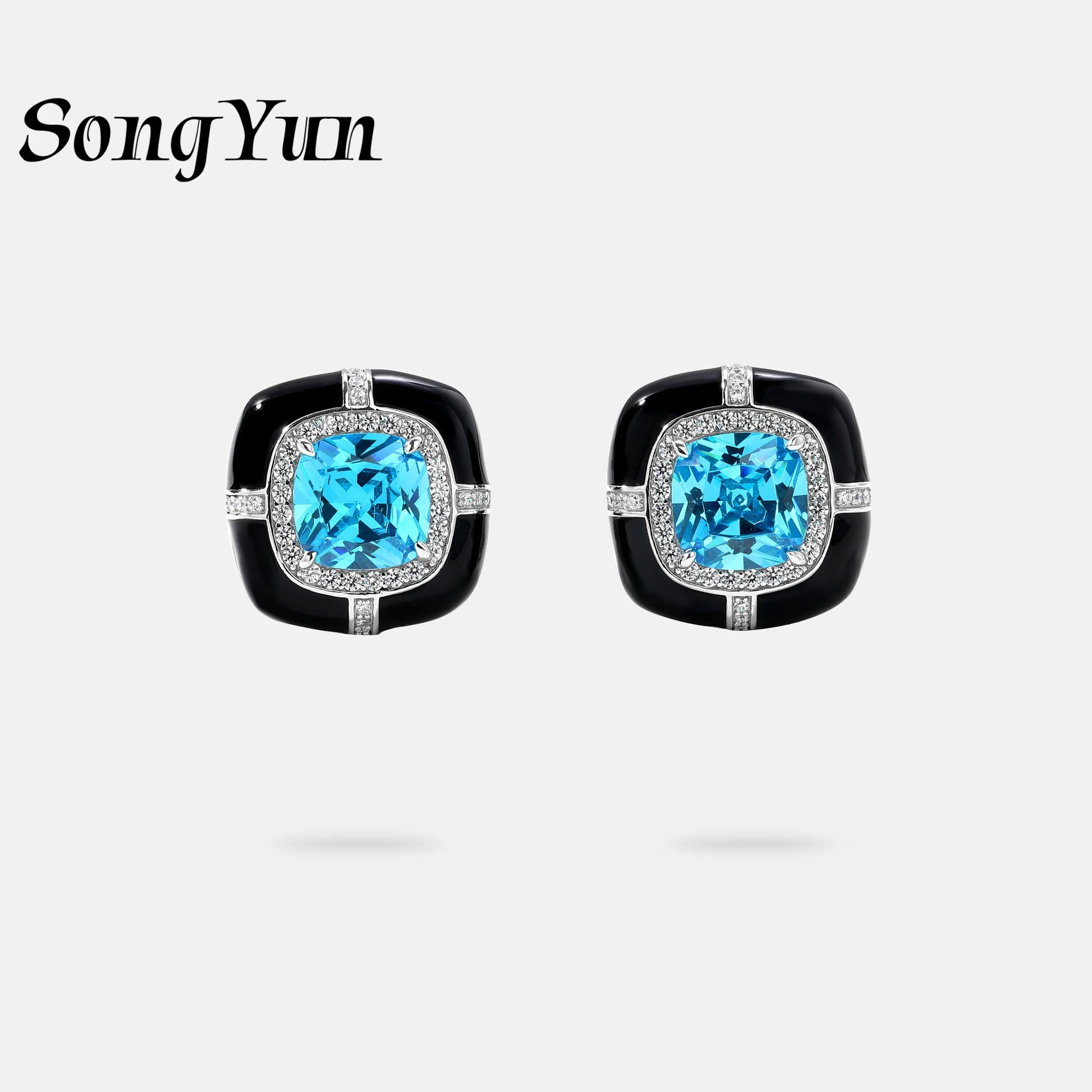 SongYun Jewelry 925 Sterling Silver Earring Ear Pin HCD Gemstones Luxury HCD Gemstones Bohemian s925 Pure Silver Stud Earrings
SongYun Jewelry 925 Sterling Silver Earring Ear Pin HCD Gemstones Luxury HCD Gemstones Bohemian s925 Pure Silver Stud Earrings