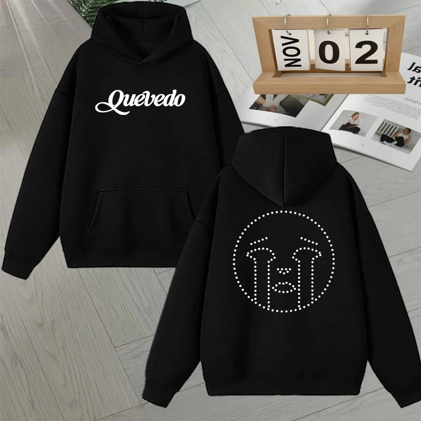 Rapper Quevedo Buenas Noches Sweatshirt Men Women Fleece Autumn Winter Streetwear Style Loose Long sleeve Hoodie Unisex Pullover
Rapper Quevedo Buenas Noches Sweatshirt Men Women Fleece Autumn Winter Streetwear Style Loose Long sleeve Hoodie Unisex Pullover