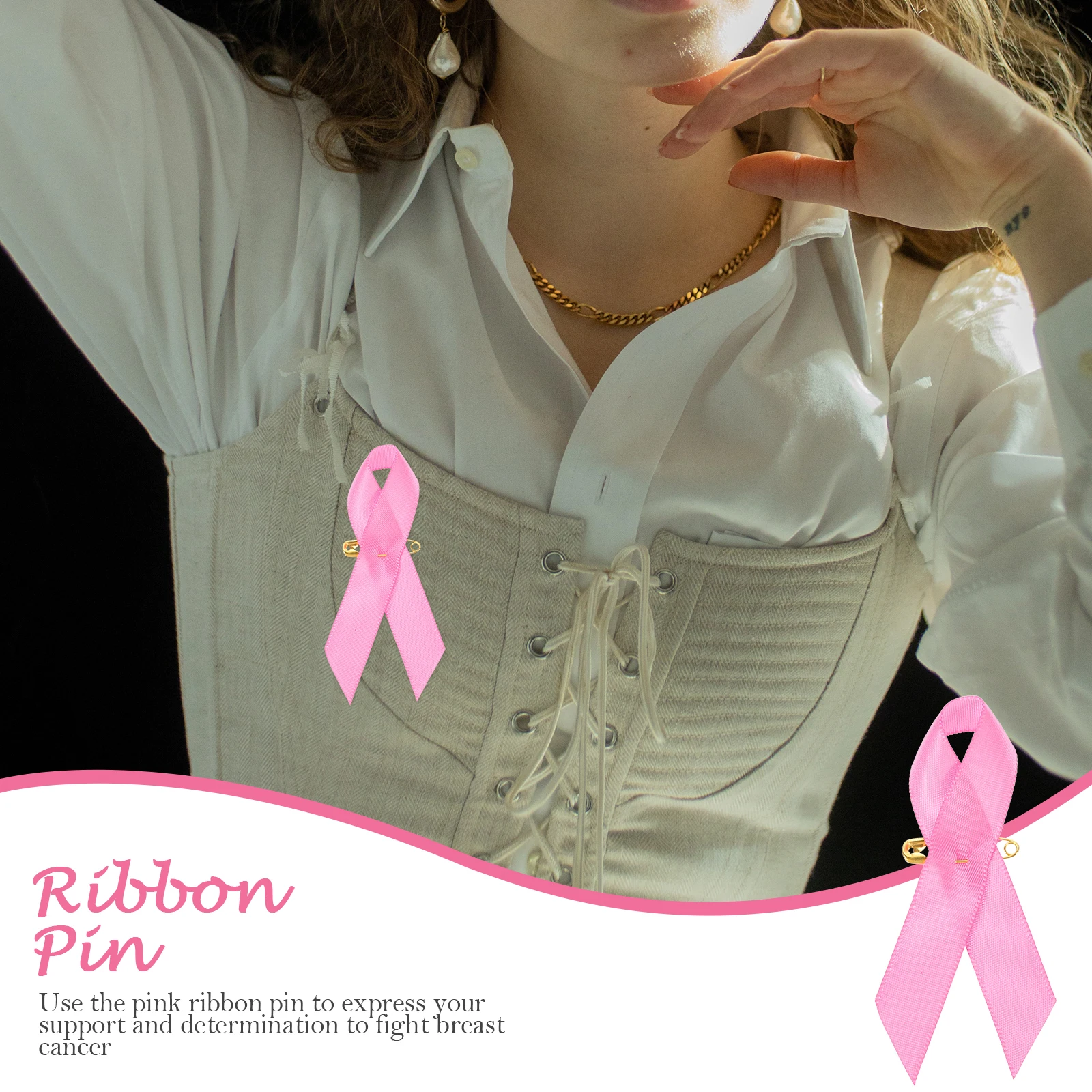 100 Pink Ribbon Pins Breast Cancer Awareness Decorative Fundraising Accessories Removable Ribbons Premium Materials Long Wear
100 Pink Ribbon Pins Breast Cancer Awareness Decorative Fundraising Accessories Removable Ribbons Premium Materials Long Wear