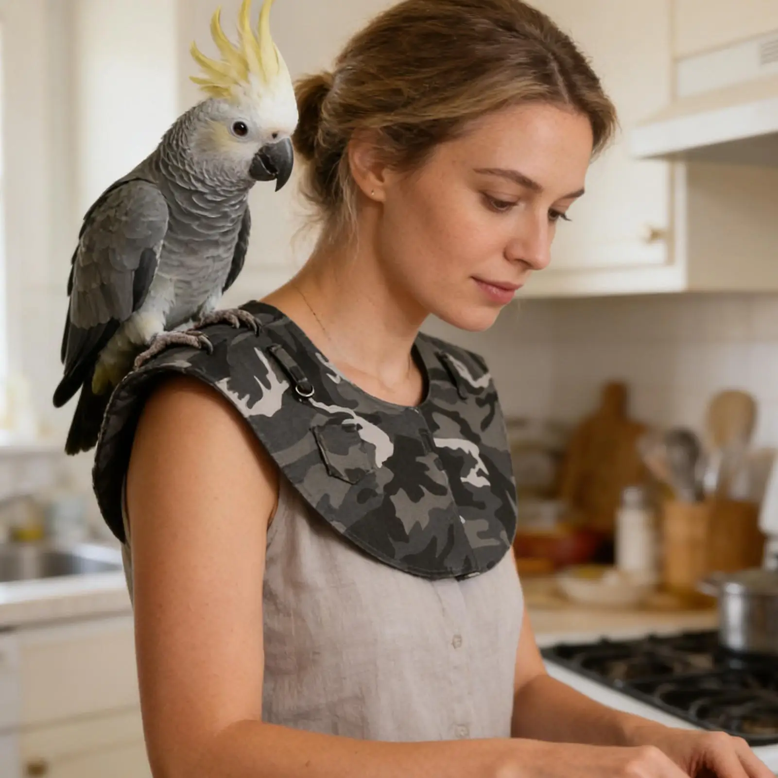 Защитный наплечник от птичьего помета и царапин, многоразовый, для владельцев птиц: попугаев, корелл, конуров
Защитный наплечник от птичьего помета и царапин, многоразовый, для владельцев птиц: попугаев, корелл, конуров