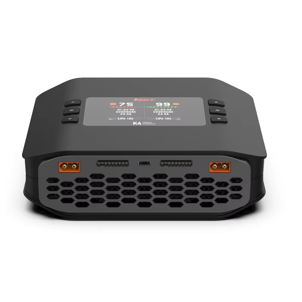 ISDT K4 20A 600W AC/DC 1~8S Lithium Battery Charger Smart Charger IndependentDual Mode Dual Channel
ISDT K4 20A 600W AC/DC 1~8S Lithium Battery Charger Smart Charger IndependentDual Mode Dual Channel