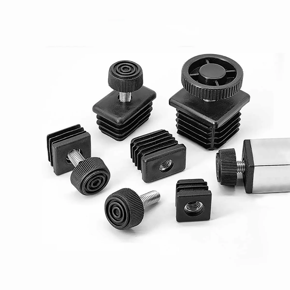 Round Square Adjustable Foot Mats With Nuts Pipe Plug Furniture Tube Cover 15x30mm-100x100mm 16mm-50mm M5 M6 M8 M10
Round Square Adjustable Foot Mats With Nuts Pipe Plug Furniture Tube Cover 15x30mm-100x100mm 16mm-50mm M5 M6 M8 M10