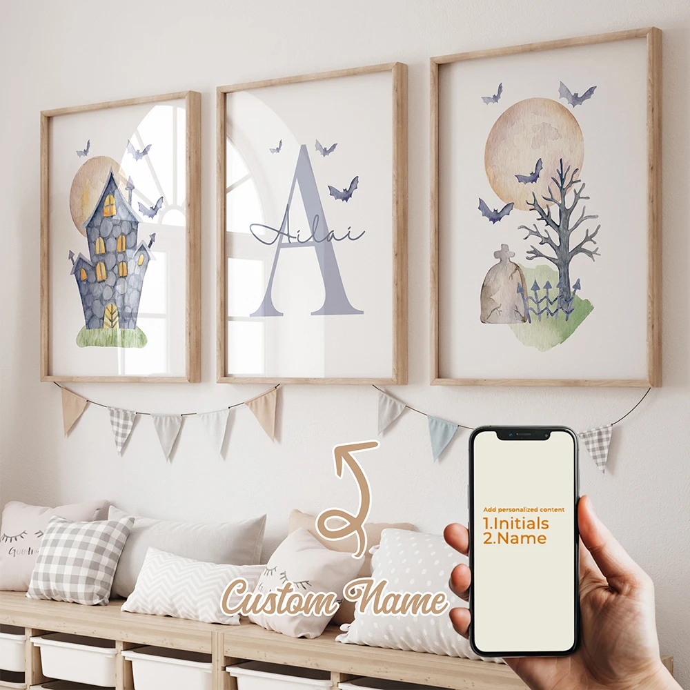 3Pcs Personalized Custom Name dead tree Wall Art Printmaking Canvas Painting Poster Picture For Halloween Living Room Home Decor
3Pcs Personalized Custom Name dead tree Wall Art Printmaking Canvas Painting Poster Picture For Halloween Living Room Home Decor