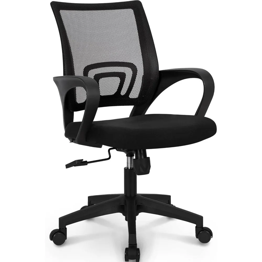 Computer Desk Chair Gaming-Ergonomic Mid Back Cushion Lumbar Support with Wheels Comfortable Mesh
Computer Desk Chair Gaming-Ergonomic Mid Back Cushion Lumbar Support with Wheels Comfortable Mesh