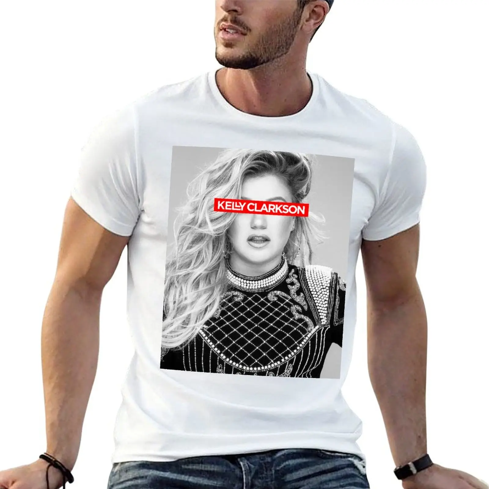 KELLY CLARKSON T-Shirt t shirts cotton 100% t shirts for man graphic funny mens graphic t shirts T-shirt
KELLY CLARKSON T-Shirt t shirts cotton 100% t shirts for man graphic funny mens graphic t shirts T-shirt