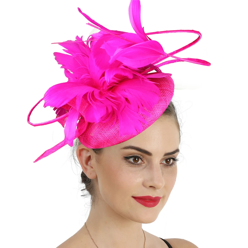 High Quality Sinamay Elegant Womrn Wedding Fascinators New Chic Headwear Ladies Hair Accessories With Bow Headpiece Nice Hats
High Quality Sinamay Elegant Womrn Wedding Fascinators New Chic Headwear Ladies Hair Accessories With Bow Headpiece Nice Hats