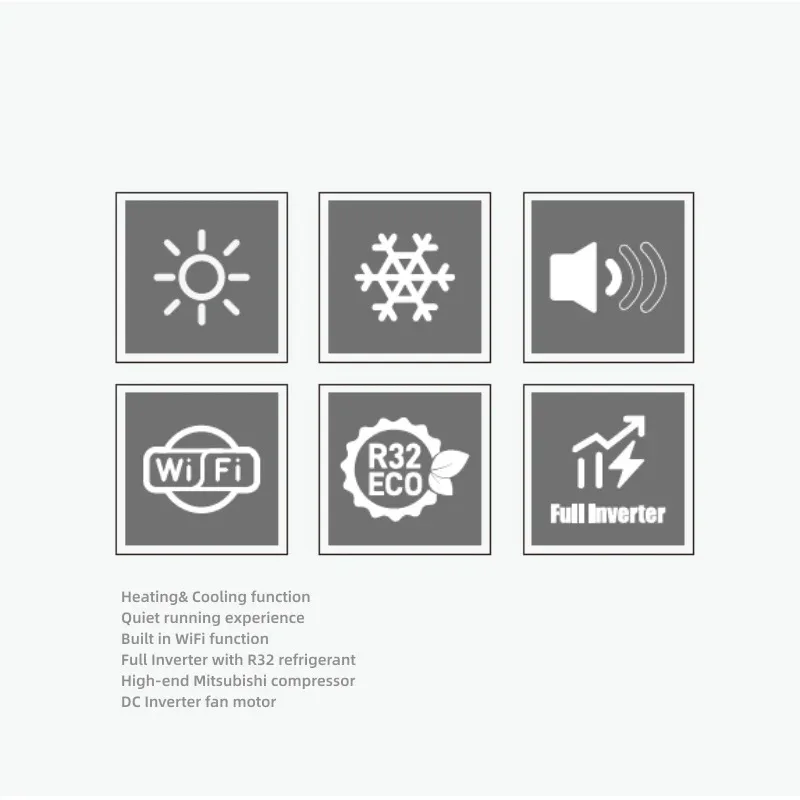 R32 Inverter Air to Water Heat Pump Swimming Pool Heater for House 7kw-35kw Efficient Pool Heating Solution
R32 Inverter Air to Water Heat Pump Swimming Pool Heater for House 7kw-35kw Efficient Pool Heating Solution