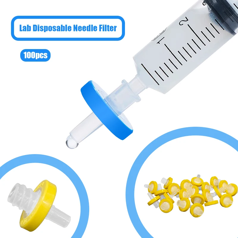 100pcs/lot Lab Disposable Needle Filter 13mm/25mm Nylon PES 0.22/0.45um Membrane Syringe Filter
100pcs/lot Lab Disposable Needle Filter 13mm/25mm Nylon PES 0.22/0.45um Membrane Syringe Filter