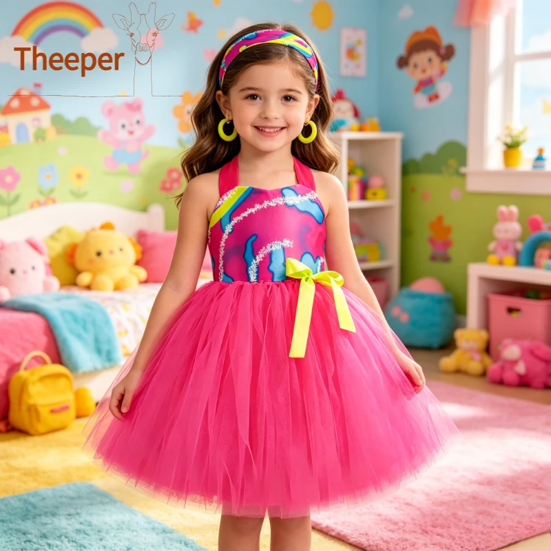 Vintage Pop Star Costume Bright Pink Tulle Dress Classic Retro Doll Silhouette with Coordinated Accessories for Festive Events
Vintage Pop Star Costume Bright Pink Tulle Dress Classic Retro Doll Silhouette with Coordinated Accessories for Festive Events