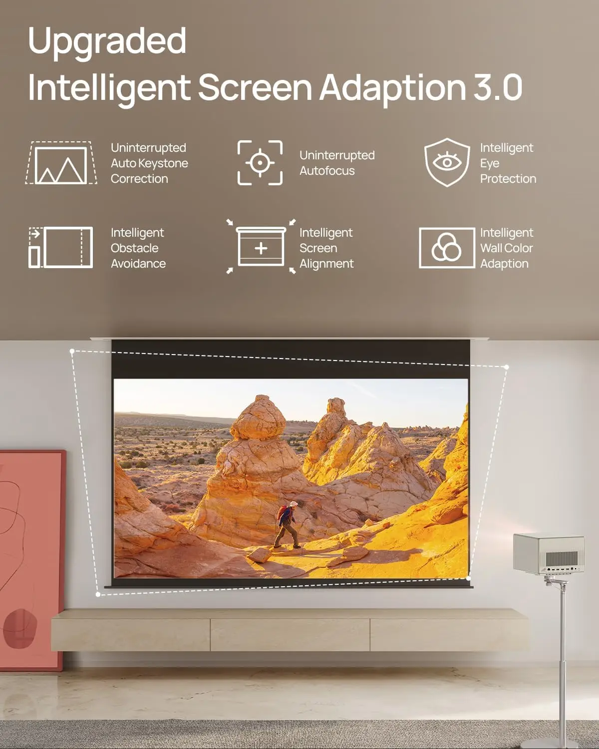 Ultra 4K Projector, Dolby Vision, 2300 ISO Lumens, 2 x 12W Speakers, Home Theater Projector with WiFi and Bluetooth 
Ultra 4K Projector, Dolby Vision, 2300 ISO Lumens, 2 x 12W Speakers, Home Theater Projector with WiFi and Bluetooth