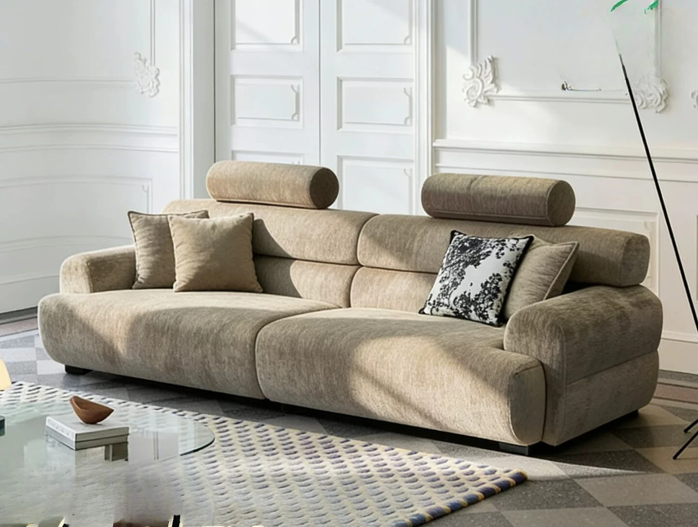 PYJ valley sofa removable French retro chenille fabric sofa
PYJ valley sofa removable French retro chenille fabric sofa