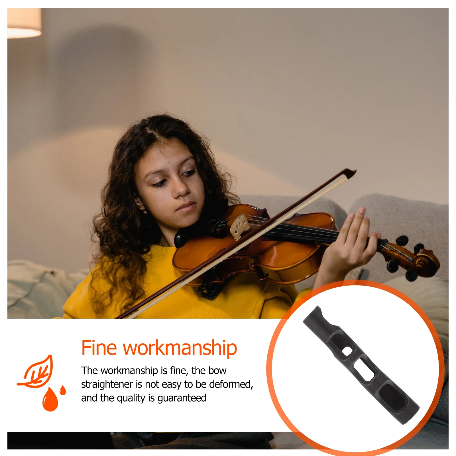 1Pc Violin Bow Holder Rubber Straightening Tool for Posture and Grip Correction
1Pc Violin Bow Holder Rubber Straightening Tool for Posture and Grip Correction