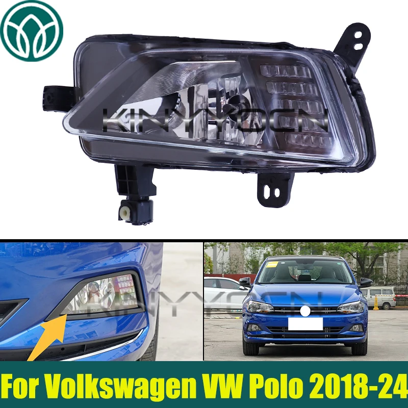 Car Front Bumper DRL Fog Light For Volkswagen VW Polo 2018 2019 2020-2024 Bumper Fog Lamp light Fog Lamp Driving Lamp
Car Front Bumper DRL Fog Light For Volkswagen VW Polo 2018 2019 2020-2024 Bumper Fog Lamp light Fog Lamp Driving Lamp