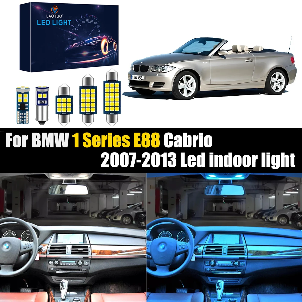 11X Car Interior LED For BMW 1 Series E88 Cabriolet 2007-2013 Canbus Vehicle LED Bulb Interior Dome Map Trunk Light Auto Lamp
11X Car Interior LED For BMW 1 Series E88 Cabriolet 2007-2013 Canbus Vehicle LED Bulb Interior Dome Map Trunk Light Auto Lamp