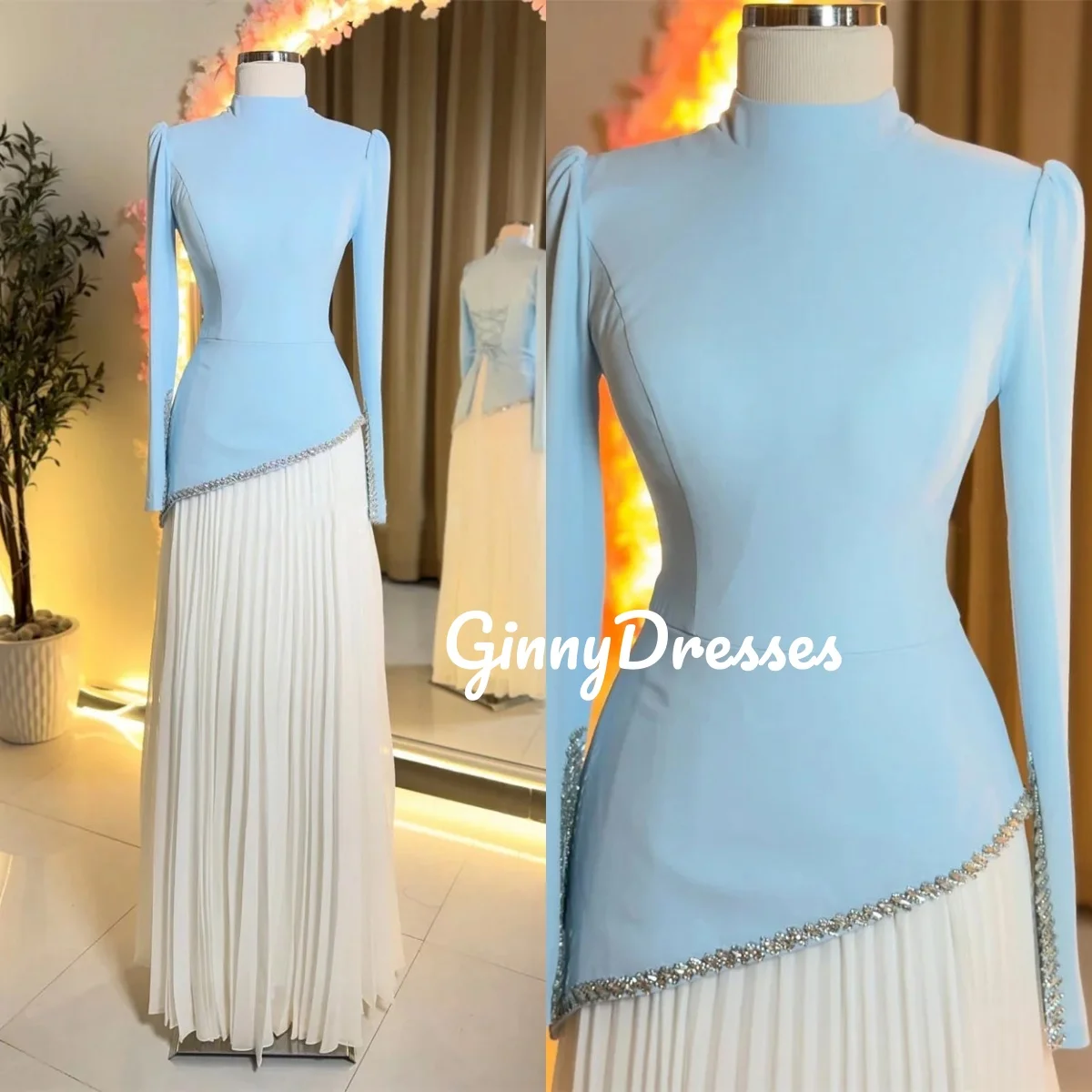 Prom Dresses Customized Scoop Neckline A-Line Cocktail Dresses Floor-Length Beadings Zipper Up Birthday Dresses Luxury
Prom Dresses Customized Scoop Neckline A-Line Cocktail Dresses Floor-Length Beadings Zipper Up Birthday Dresses Luxury