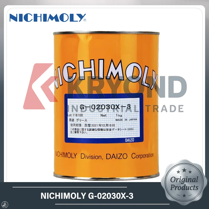NICHIMOLY G-02030X-3 1KG Industrial Lubricant for High-Temperature Equipment and Heavy Duty Machinery Maintenance
NICHIMOLY G-02030X-3 1KG Industrial Lubricant for High-Temperature Equipment and Heavy Duty Machinery Maintenance