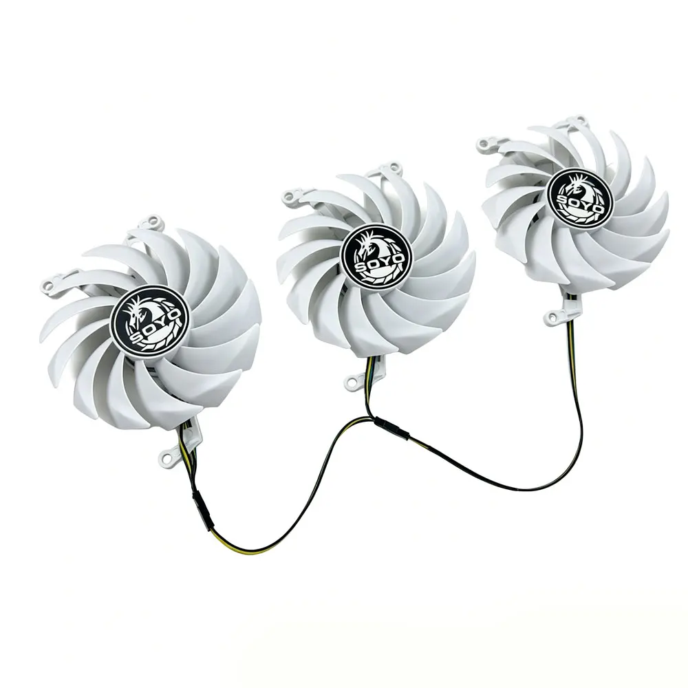 Cooling Fan 85MM 4PIN CSH9015BS RTX3070 GPU FAN For SOYO RTX3070 3080 Graphics card replaces the fan
Cooling Fan 85MM 4PIN CSH9015BS RTX3070 GPU FAN For SOYO RTX3070 3080 Graphics card replaces the fan